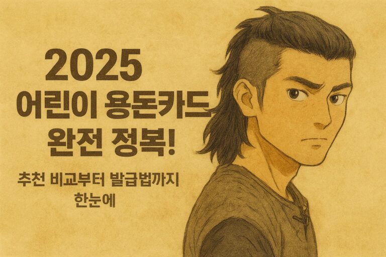 어린이 용돈카드