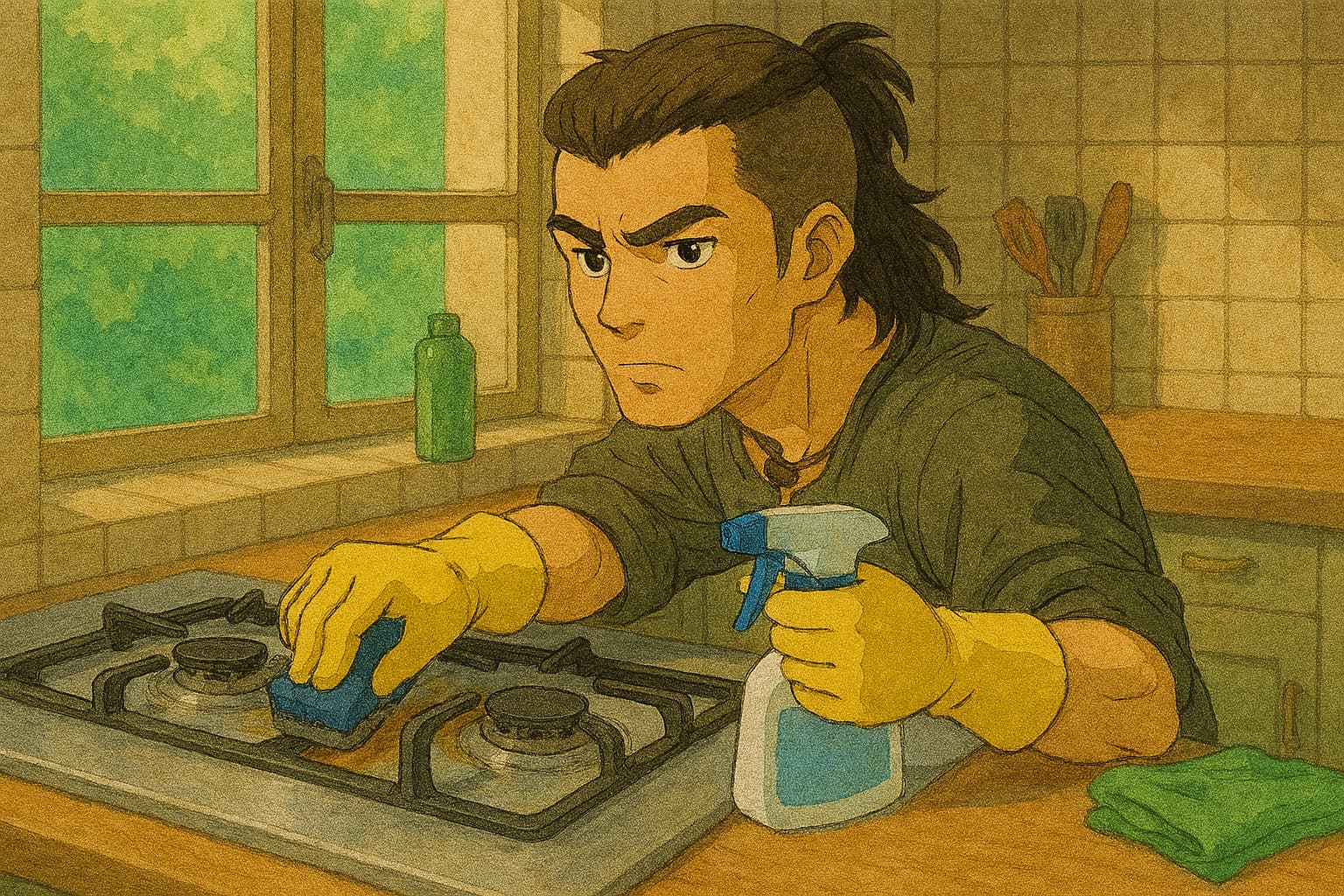 가스레인지 청소